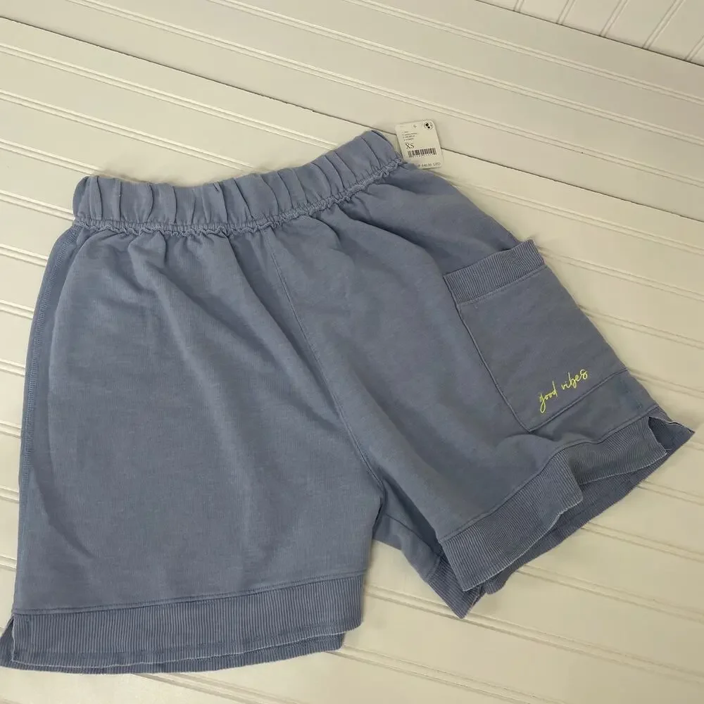Free People Cozy Girl Distressed & The Way From Home Shorts Size XS